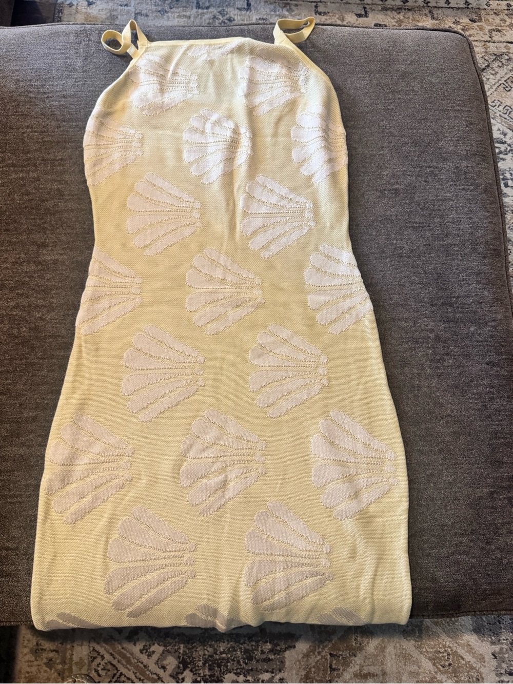 Callahan Cream Shell-Pattern Knit Cardigan & Pullover Set - Picture 4 of 5